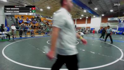 120 lbs Semifinal - Troy Montero, La Mirada vs Benicio Thome, Bishop Amat