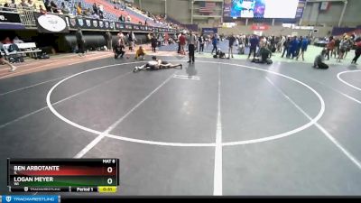 113-118 lbs Round 2 - Ben Arbotante, IL vs Logan Meyer, WI