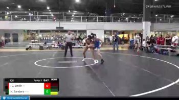 106 lbs Semifinal - Caden Smith, Tech Squad vs Nicholas Sanders, PowerHouse