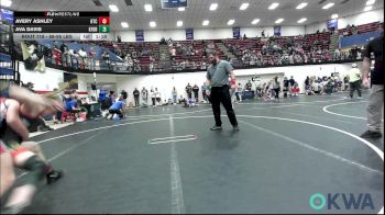 88-95 lbs Rr Rnd 3 - Avery Ashley, Hinton Takedown Club vs Ava Davis, Kingfisher YellowJackets