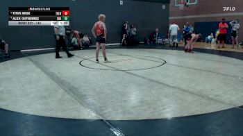 140 lbs Cons. Round 5 - Titus Wise, Team Real Life Wrestling vs Alex Gutierrez, Sublime Wrestling Academy