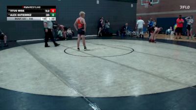 140 lbs Cons. Round 5 - Titus Wise, Team Real Life Wrestling vs Alex Gutierrez, Sublime Wrestling Academy