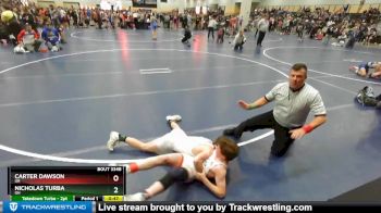 106 lbs Cons. Round 2 - Carter Dawson, OR vs Nicholas Turba, OH