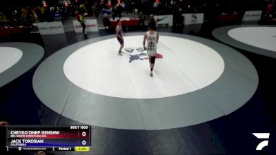 149 lbs Champ. Round 2 - Cheygo`onep Gensaw, Del Norte Wrestling Inc. vs Jack Torosian, California