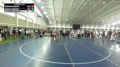 85 lbs Champ. Round 2 - Mason Hamilton, Sanderson Wrestling Academy vs Quinton Romano, Team Prestige Wrestling