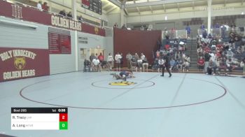 152 lbs Consi Of 8 #2 - Ronan Tracy, Lake Highland Prep vs Ayden Long, Mount Vernon