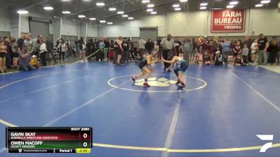 63 lbs Champ. Round 2 - Owen Macoff, Legacy Dragons vs Gavin Skay, Guerrilla Wrestling Associatio