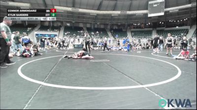 75 lbs Quarterfinal - Connor Armendariz, Shelton Wrestling Academy vs Kylin Sanders, Standfast