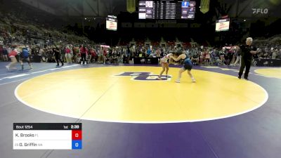 100 lbs Round Of 64 - Katherine Brooks, FL vs Olivia Griffin, WA