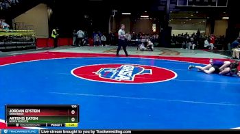 100 lbs Semifinal - Jordan Epstein, Greenbrier vs Artemis Eaton, North Forsyth