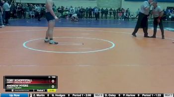 3 - 190 lbs Quarterfinal - Andrew Myers, Carroll County vs Toby Schoffstall, Liberty Christian Academy