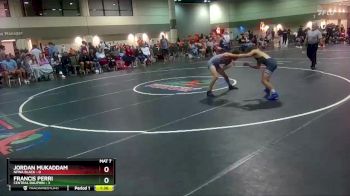 113 lbs Round 1 (16 Team) - Jordan Mukaddam, NFWA Black vs Francis Perri, Central Dauphin