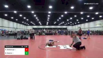 90 lbs Prelims - Ryan DeGeorge, NJ vs Ben Owens, VA