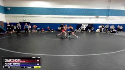 106/116 Round 2 - Melody Graves, Bonners Ferry Wrestling Club vs Marley Eldred, Grizzly Wrestling Club