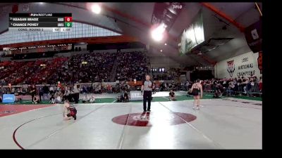 4A 106 lbs Cons. Round 2 - Keagan Beadz, Gooding vs Chance Povey, American Falls