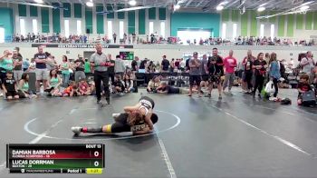 96 lbs Round 5 (6 Team) - Damian Barbosa, Florida Scorpions vs Lucas Dorrman, Buxton