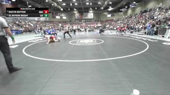 2A 157 lbs Cons. Round 1 - El`Myron Begay, San Juan vs Dacyn Button, Kanab