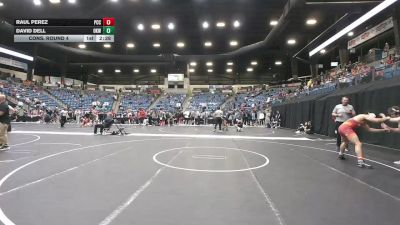 174 lbs Cons. Round 4 - Raul Perez, Pratt Community College vs David Dell, Oklahoma Wesleyan