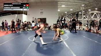 125 lbs Finals (8 Team) - Kierra Keys, Girls With Grit vs Samirah Abdussamad, Misfits Of The Uprising
