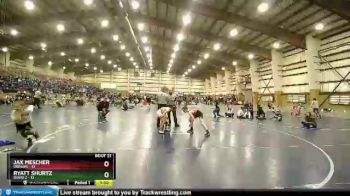 100 lbs Semis & Wb (16 Team) - Jax Mescher, Oregon vs Ryatt Shurtz, Idaho 2