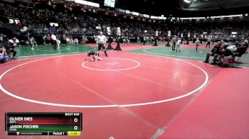 68 lbs Quarterfinal - Oliver Dies, BKV1 vs Jason Fischer, CPWA