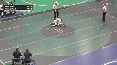 117 lbs Consi Of 8 #2 - Mark Bibro, Wissahickon vs Taegan Willis, Corry