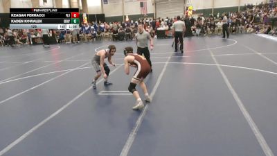 126 lbs Quarterfinals (8 Team) - Keagan Ferracci, Papillion-LaVista vs Kaden Kowalek, Kearney