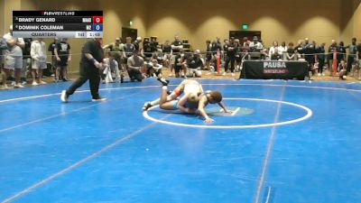106 lbs Quarters - Brady Genard, Mat Assassins vs Dominik Coleman, M2