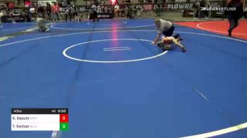 43 lbs Prelims - Kohyn Deputy, Orchard WC vs Traks Switzer, Blue Pride WC