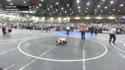 54 lbs Consi Of 16 #2 - Charles Tice, Orland WC vs Owen Newport, Intermountain