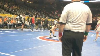 165 Class 2 lbs Cons. Round 2 - Brenden Wilson, Mexico vs Austyn Hunter, Kirksville