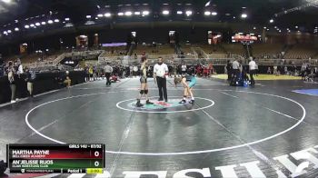 87/92 Round 1 - Martha Payne, Bell Creek Academy vs An`Jelisse Rijos, Claw Wrestling Club