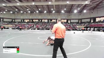 145 lbs Round Of 32 - Temuulen Mendblieg, St. Benedict's Prep vs Trey Moffett, Grace Christian