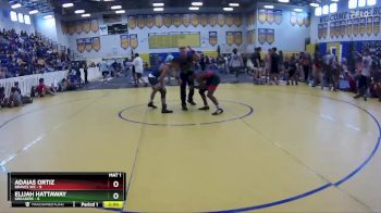 126 lbs Champ Round 1 (16 Team) - Elijah Hattaway, Greasers vs Adaias Ortiz, Braves WC