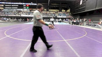 120 lbs Semifinal - Kensley Medrano, Emporia HS vs Brinnley Morris, Tecumseh-Shawnee Heights HS