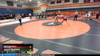 184 lbs Quarterfinal - Marcus Orlandoni, Wisconsin - Lacrosse vs Matthew Kelly, Rhode Island