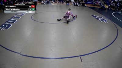 55-58 lbs Round 2 - Brayden Rozzo, SHWA vs Dax Huber, Cambria Heights