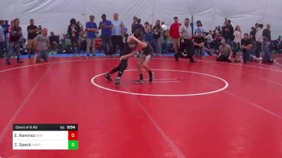 78 lbs Consi Of 8 #2 - Easton Ramirez, Shippensburg vs Chatham Speck, Hanover