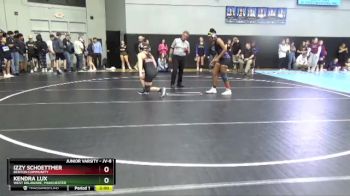 JV-8 lbs Round 1 - Izzy Schoettmer, Benton Community vs Kendra Lux, West Delaware, Manchester