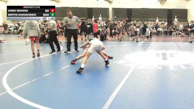 81 lbs Rr Rnd 1 - James Messina, Ruthless Blue - MSE vs Griffin Doroshenko, Mat Assassins Black - MSE