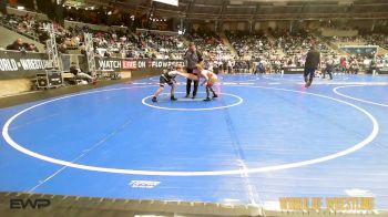 100 lbs Consi Of 8 #2 - Weston Gilroy, Mojo Grappling Academy vs Kohen Martin, Catoosa Wrestling