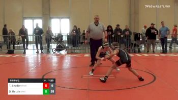 77 lbs Prelims - Ty Snyder, SouthSide ES vs Quentin Getzin, NY Aggressors ES