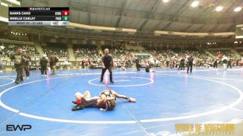 37 lbs 2nd Place - Banks Caho, Higher Calling Wrestling Club vs Brielle Cablay, Pounders WC