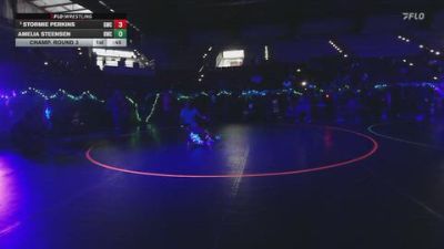 45 lbs Champ. Round 3 - Stormie Perkins, Grace Wrestling Club vs Amelia Steensen, Roy Wrestling Club