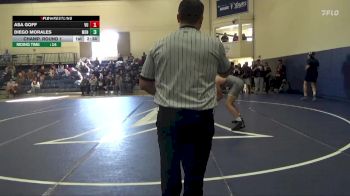 197 lbs Champ. Round 1 - Asa Goff, Vanguard vs Diego Morales, Menlo College