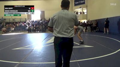 197 lbs Champ. Round 1 - Asa Goff, Vanguard vs Diego Morales, Menlo College