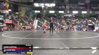 70 lbs Semifinal - Jaxon Huffman, OK vs Raymond Pina, AZ