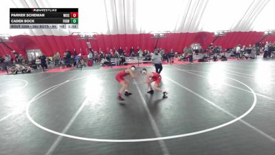 16U Boys - 94 lbs Champ. Round 5 - Parker Schenian, Wisconsin vs Caden Bock, Freedom High School Wrestling