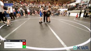 70 lbs Consi Of 4 - Zander Forson, ARDMORE TAKEDOWN CLUB vs Sawyer Barnett, Redskins Wrestling Club