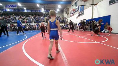 52 lbs Round Of 32 - Axel Colbert, Tiger Trained Wrestling vs Danger Welch, Claremore Wrestling Club